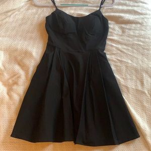 Black mini dress